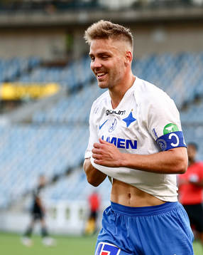 IFK Norrköpings Christoffer Nyman jublar