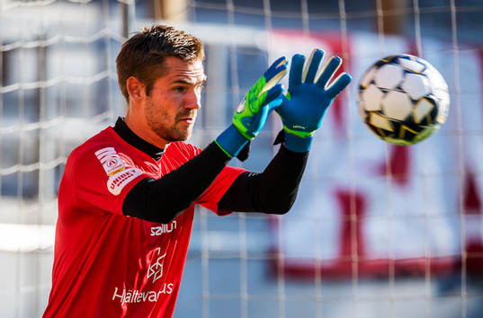 Kalmars målvakt Lucas Hägg-Johansson