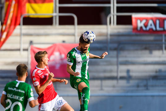 Hammarbys Simon Sandberg och Kalmars Svante Ingelsson