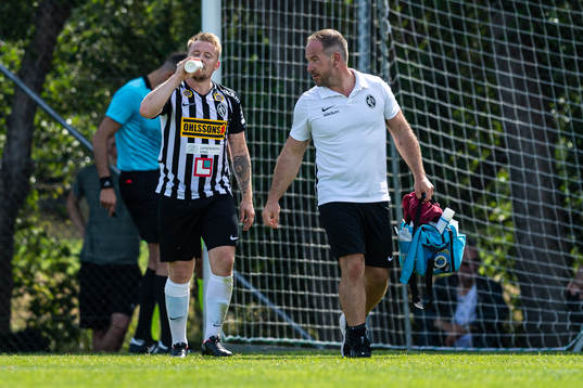 Landskronas Niklas Nielsen har ont