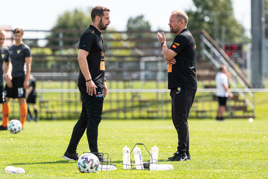 Torns tränare Alexander Ekström och Richard Ringhov