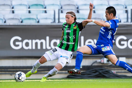 GAIS Fredrik Martinsson och Umeås Soya Takahashi