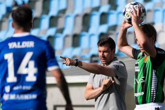 Umeås Umeås tränare Brian Clarhaut