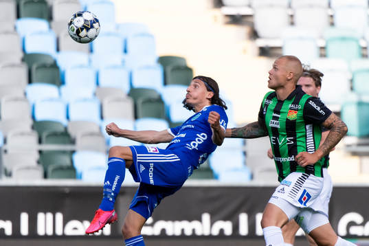 Umeås Enis Ahmetovic och GAIS Jesper Brandt