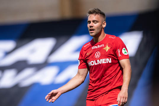IFK Norrköpings Christoffer Nyman deppar