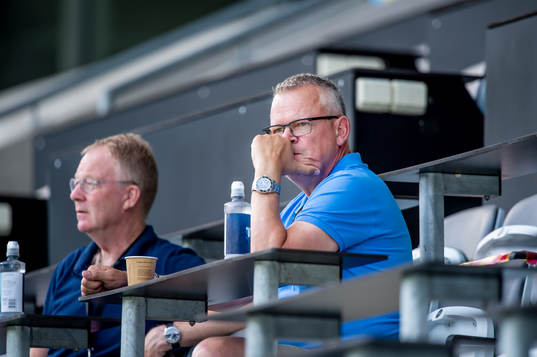Förbundskapten Janne Andersson på plats