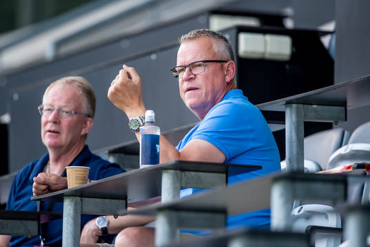 Förbundskapten Janne Andersson på plats