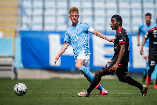Malmö FFs Anders Christiansen och Kalmars York Rafael