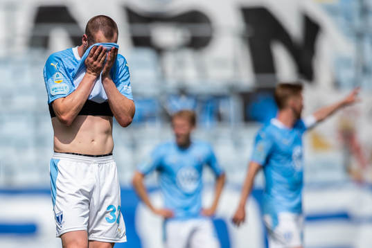 Malmö FFs Jo Inge Berget deppar