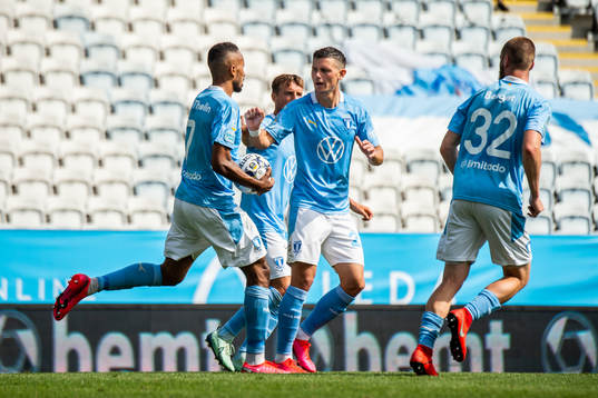 Malmö FFs Isaac Kiese Thelin jublar