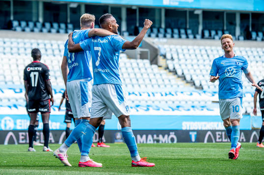 Malmö FFs Isaac Kiese Thelin jublar