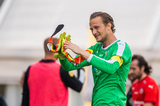 Helsingborgs målvakt Anders Lindegaard