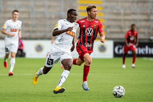 Häckens Godswill Ekpolo och Östersunds Ludvig Fritzson