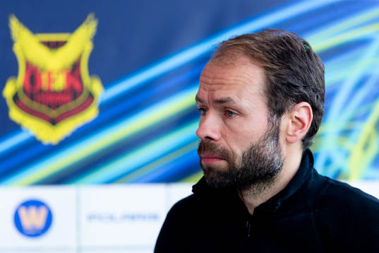 Häckens tränare Andreas Alm