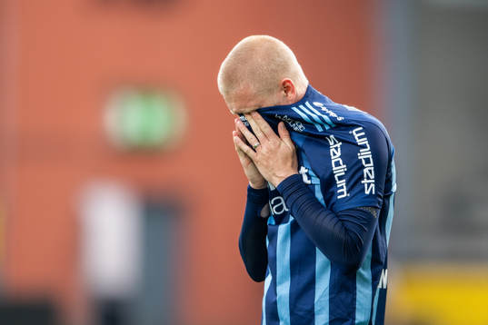 Djurgårdens Kalle Holmberg deppar