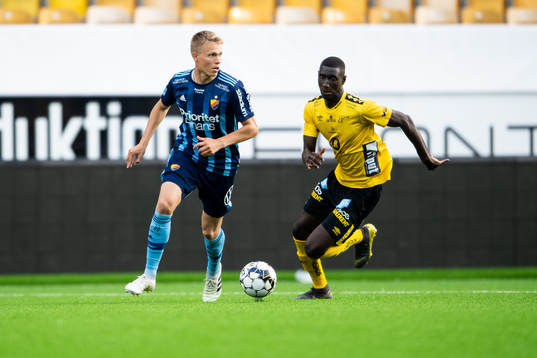 Djurgårdens Jonathan Augustinsson och Elfsborgs Marokhy