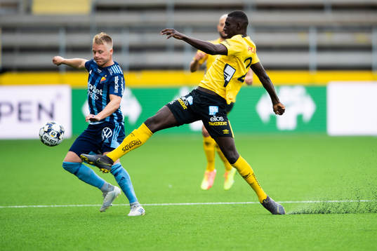 Elfsborgs Marokhy Ndione och Djurgårdens Elliot Käck