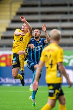 Elfsborgs Per Frick och Djurgårdens Erik Berg