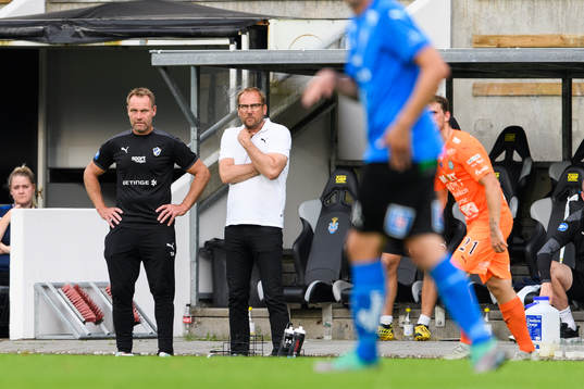 Halmstads assisterande tränare Torbjörn Arvidsson och