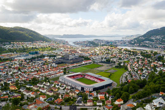 General view of Brann stadion