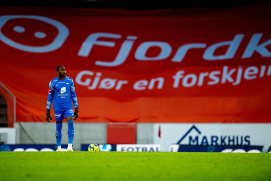 Goalkeeper Ali Nadhoim Ahamada of Brann