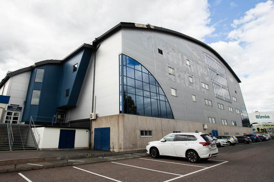 Exteriör av Kinnarps Arena