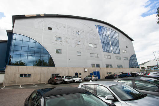 Exteriör av Kinnarps Arena