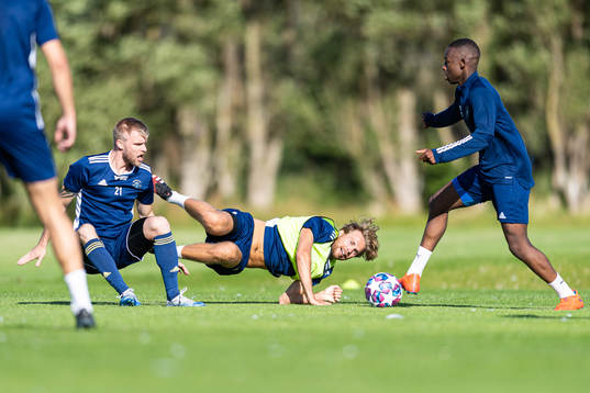 Robin Nilsson, Marcus Eriksson och Zacharia N`Dao