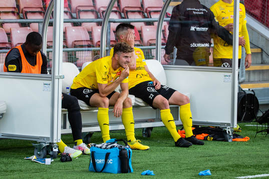 Mjällbys Joel Nilsson deppar