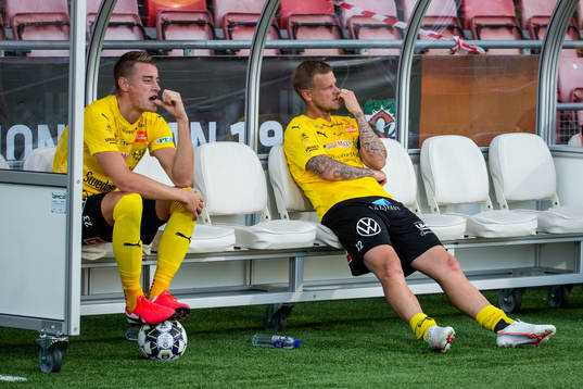Mjällbys David Löfquist deppar