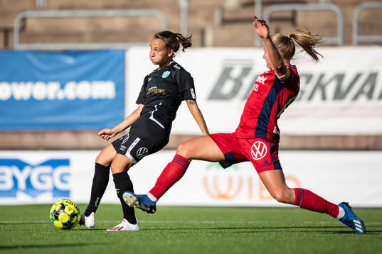 Göteborgs Julia Zigiotti Olme och Djurgårdens Rachel