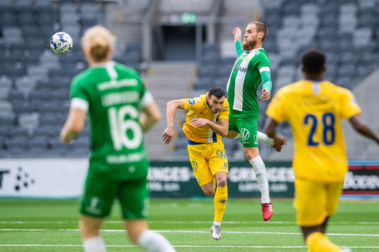 IFK Göteborgs Giorgi Kharaishvili och Hammarbys David