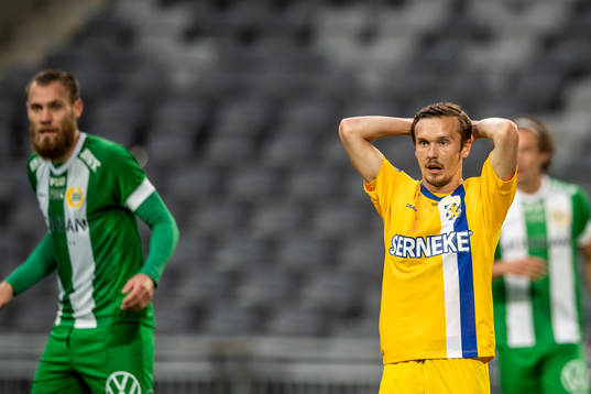 IFK Göteborgs Patrik Karlsson Lagemyr deppar