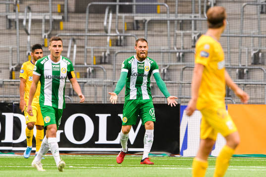 Hammarbys David Fällman reagerar