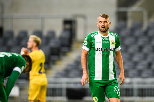 Hammarbys Mads Fenger Nielsen deppar