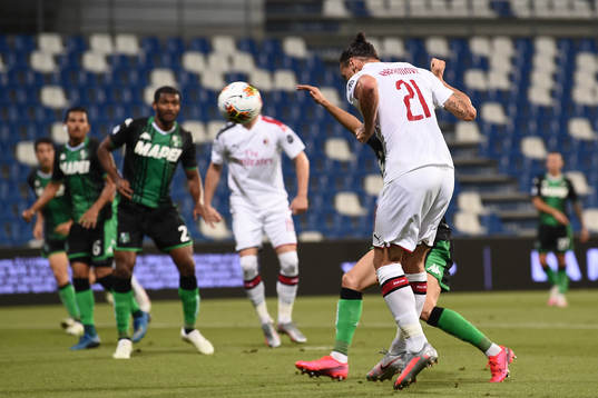 Zlatan Ibrahimovic of AC Milan