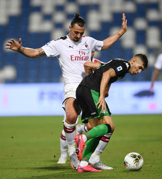 Zlatan Ibrahimovic of AC Milan