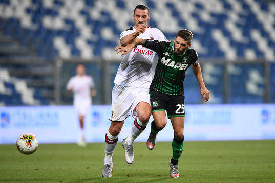 Zlatan Ibrahimovic of AC Milan