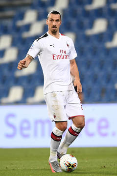 Zlatan Ibrahimovic of AC Milan