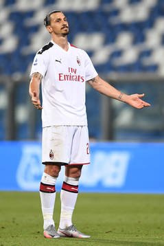 Zlatan Ibrahimovic of AC Milan