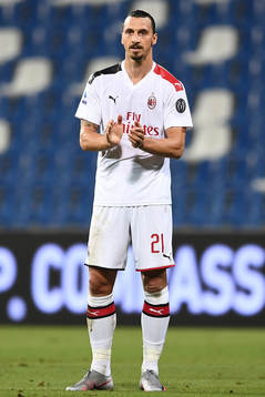 Zlatan Ibrahimovic of AC Milan