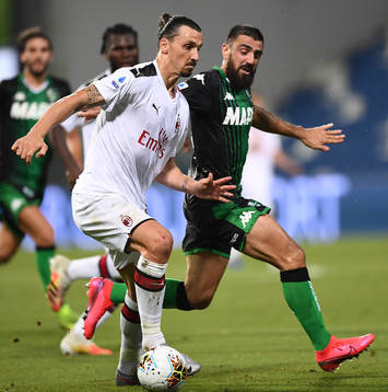 Zlatan Ibrahimovic of AC Milan