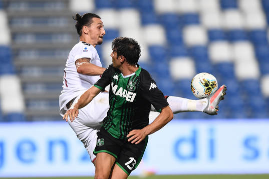 Zlatan Ibrahimovic of AC Milan