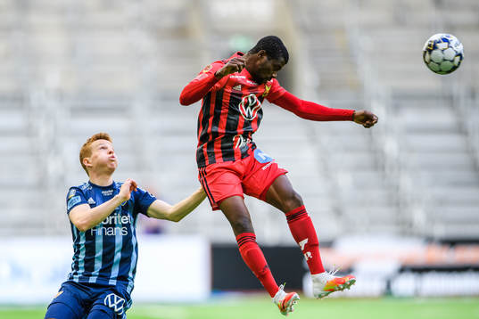 Djurgårdens Aslak Witry och Östersunds Kalpi Wilfried