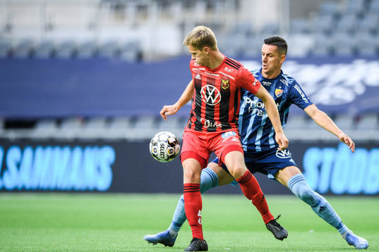Östersunds Eirik Haugan och Djurgårdens Haris Radetinac