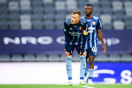 Djurgårdens Fredrik Ulvestad deppar