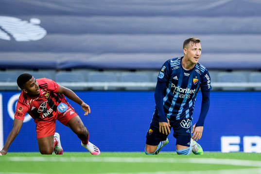 Östersunds Nebiyou Perry och Djurgårdens Fredrik Ulvestad