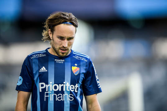 Djurgårdens Kevin Walker deppar