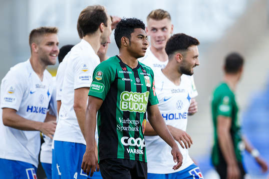 Varbergs Keanin Ayer Boya deppar