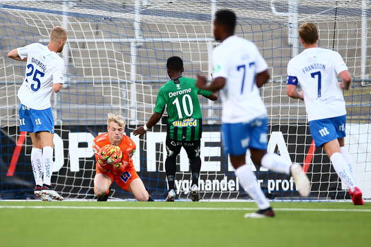 IFK Norrköpings målvakt Isak Pettersson